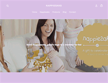 Tablet Screenshot of nappiesaks.com